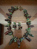 necklace and earring set