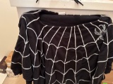 Spiderweb skirt and spider barrette