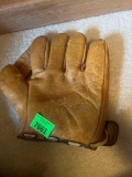antique baseball gloves