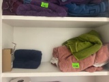 bath towels; shower head