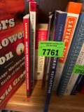 Mah Jong books; Spanish dictionary; misc