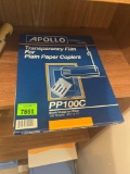 transparency film for plain paper copies