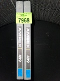 2 blank Ampex 499 studio mastering audio tape