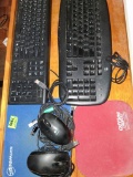 keyboards; mouse; mouse pads