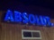 ABSOLUT light up sign