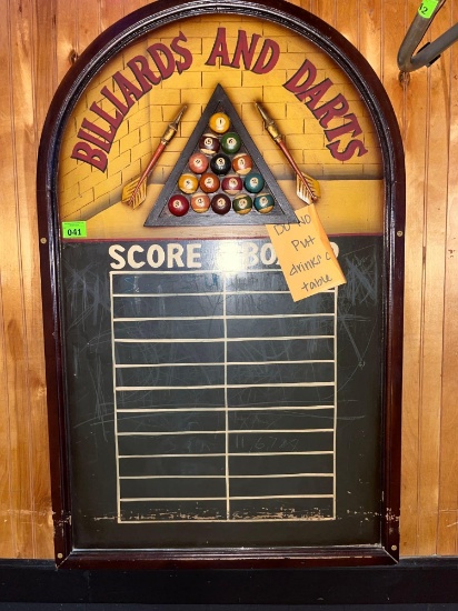 Billards and Darts score Board