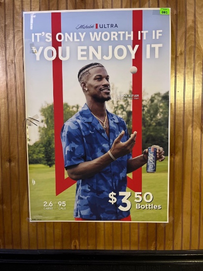 paper Michelob Utra poster