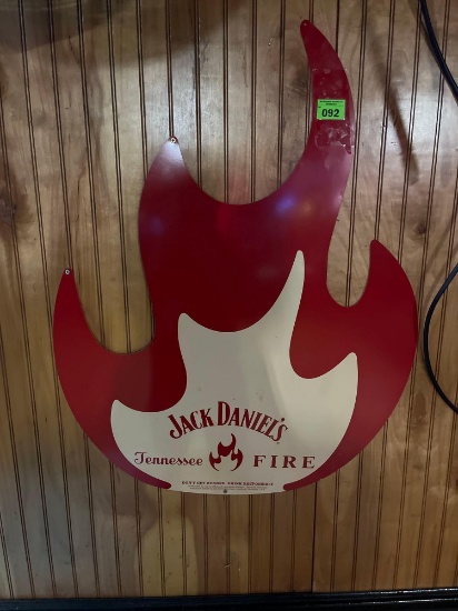 jack Daniels Tennessee fire sign