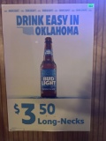 BUD LIGHT advertising sign