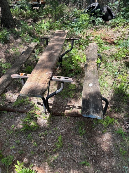 Picnic table frame
