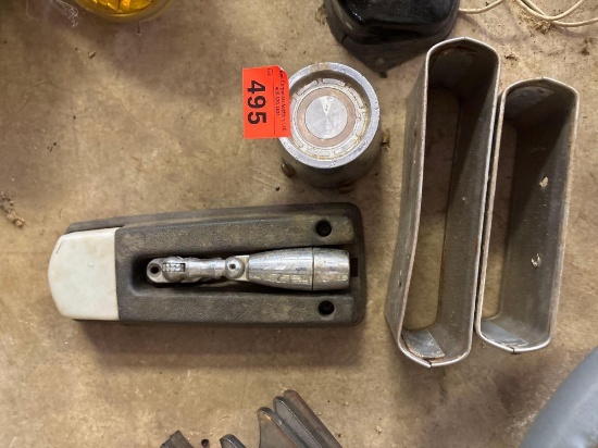 Ford map light steering wheel center stainless pieces