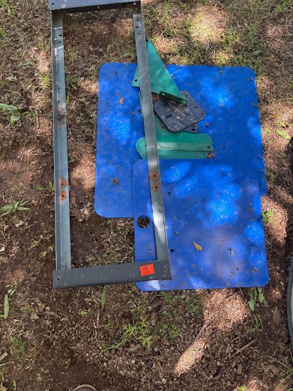 Metal plates and frame