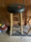 Wooden Stool with cushion seat