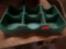Green wooden holder
