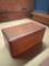 Wooden box with lid
