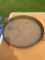 Metal serving tray
