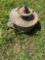 Antique metal latern base