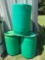 Green 55 gallon barrels