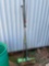 Garden weasle, rake and pooper scooper