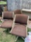 Rolling dinner chairs