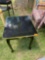 Black table
