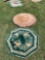 2 round Decorative rugs