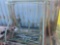 several metal porch swings pieces
