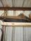 Pieces of wood and an empty chainsaw case