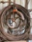 Metal cable, rope and a pulley