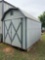 Portable building 10x12x8 contents not included *BUYER IS RESPONSIBLE FOR DISASSEMBLING LOADING*