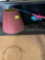 Lamp shade and kids fishing pole