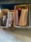 File folders, vacuum attachments and books