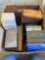MIsc boxes, metal, plastic and wood