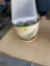 Ceramic planter, plastic cubby,