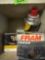 Oil filters, motor, Butane gas and other items