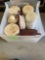 Vision heat & eat dishes with lids and set of canisters