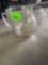 Glass measuring cup with glass jar with lid
