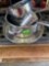 Stainless steal bowls, pans, cups
