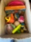 Box of kids toys