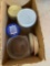 Miscellaneous jars with lids