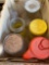 Miscellaneous canisters and water pitchers