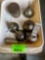 Vintage small oil dispensers one of them does have singer imprinted