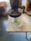 Antique glass butter churn