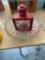 Over 24% lead crystal handmade in the USSR crystal dish and votive lantern
