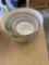 Enamel mixing bowls with pastel floral design