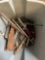Screwdriver, sockets, botls and other items