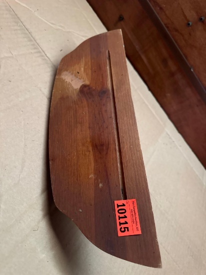 Wooden shelf