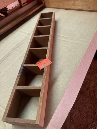 Wooden shelf