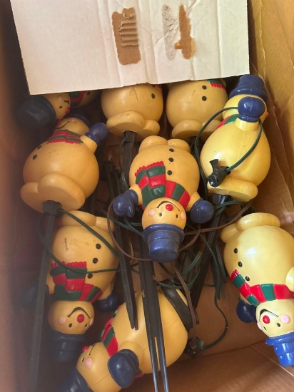 Snowman yard lights