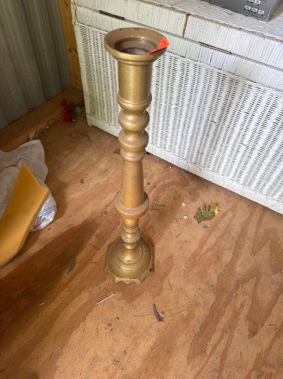 Brass candle holder